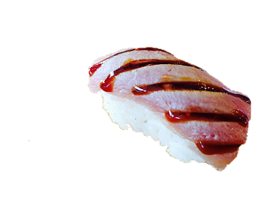 Flamed tonijn nigiri