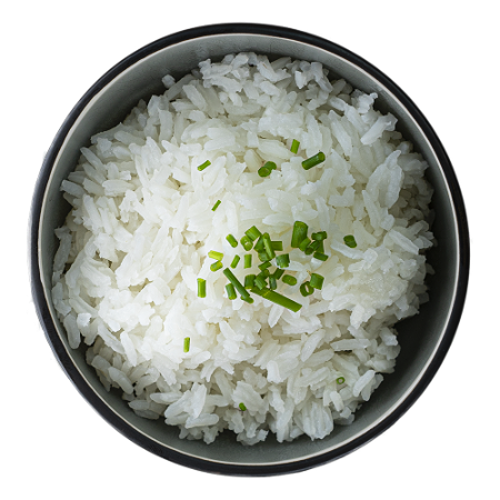 Witte rijst los bakje