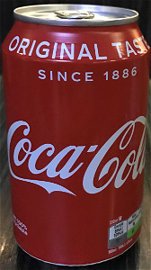 Coca cola blik