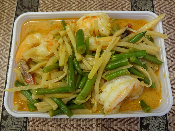 SHRIMPS (red curry)