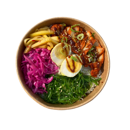 Veggie Char siu bowl