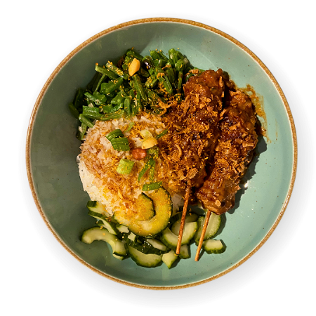 Indonesian saté bowl