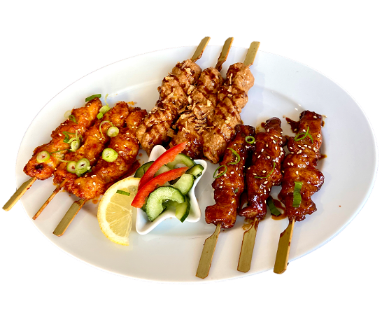 Indonesian Saté Mix Platter