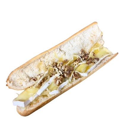 Broodje Brie, Walnoten, Honing & Sla