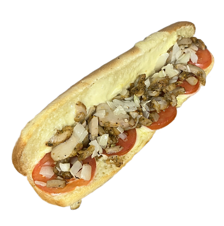 Panini Kipreepjes, Kaas, Tomaat & Ui