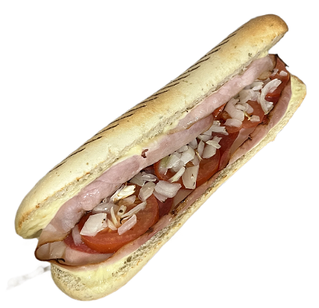 Panini Salami, Ham, Kaas, Tomaat & Ui