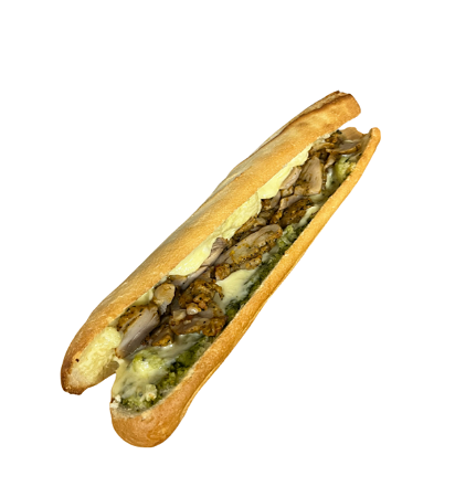 Broodje Pesto, Kipreepjes & Kaas