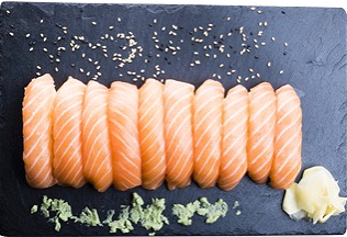 Zalm sushi menu (10 stuks)