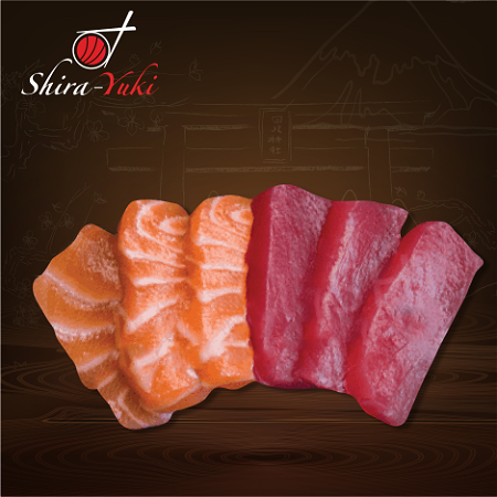 Mix tonijn & zalm sashimi