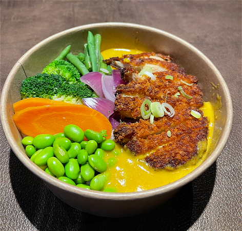 Rijst bowls Chicken tempura