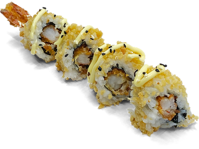 Uramaki crunchy ebi tempura