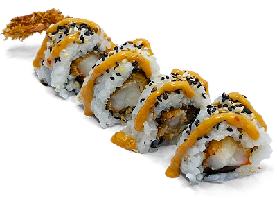 Uramaki spicy ebi tempura