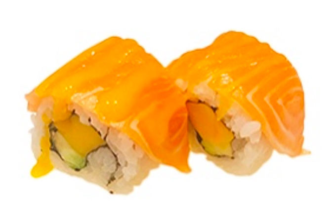 Sake mango melon maki 