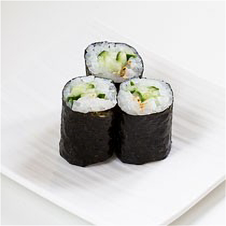 Sushi rol komkommer