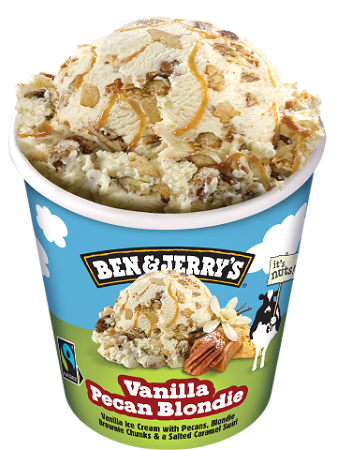 Ben & Jerry's - Vanilla Pecan Blondi 465ml