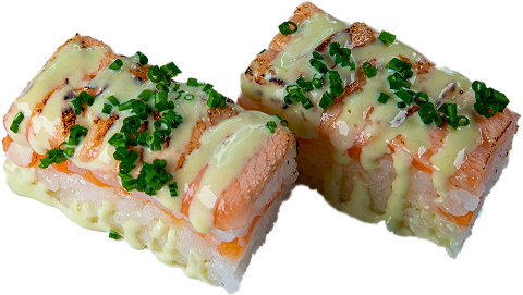 Oshi sushi Sake