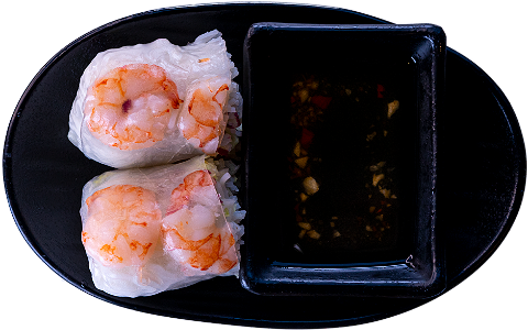 Fresh spring roll shrimp