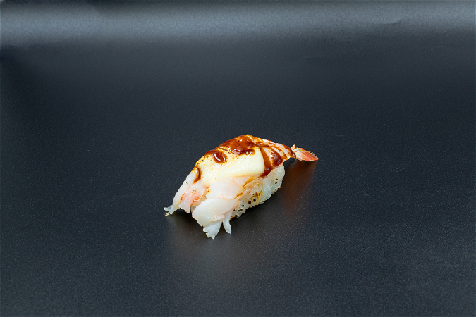 Ebi cheese nigiri