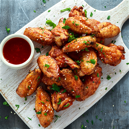 Chicken Wings Hot Party Basket