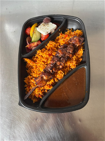 Roastary kipsaté rijst menu