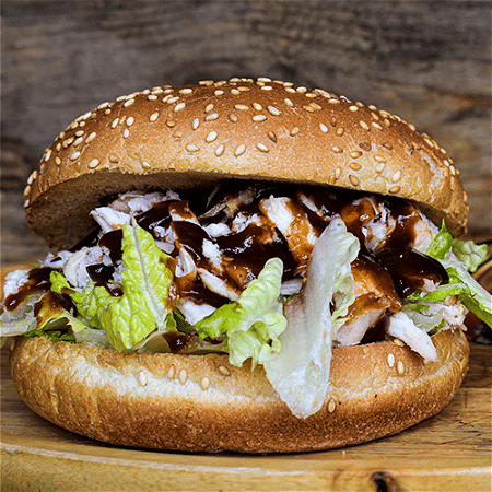 Broodje pulled chicken