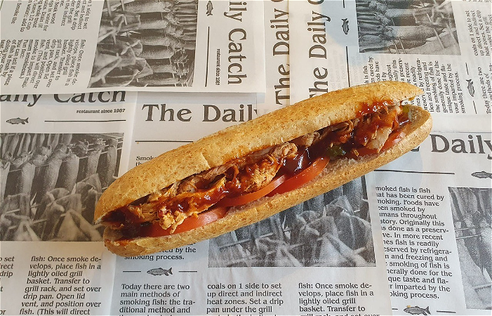 Broodje Pulled Chicken