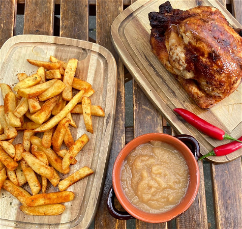 Roastary Klassieker: kip, patat & appelmoes