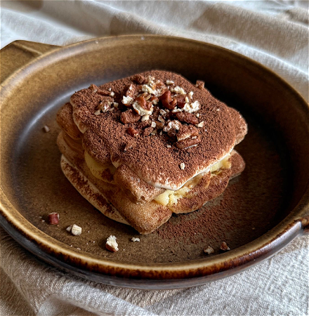 Huysgemaakte nutella tiramisu