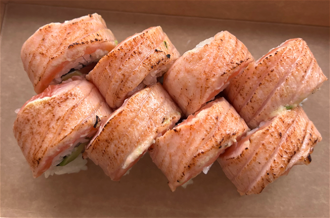 Double Flamed Salmon Rol