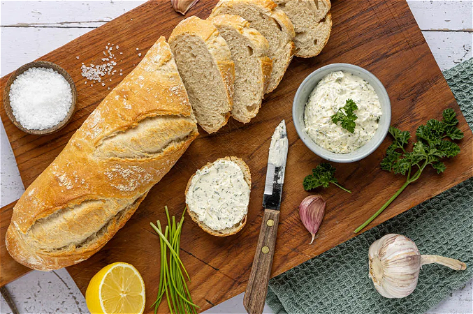 Gesneden stokbrood 