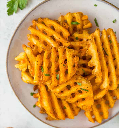 Waffle fries
