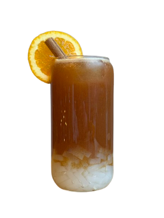 Golden Winter Boba Tea