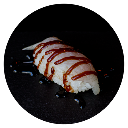Flamed Suzuki Nigiri