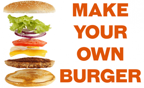 Make your own burger