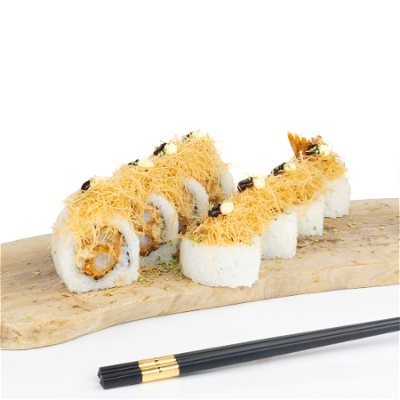 Triple crunch roll
