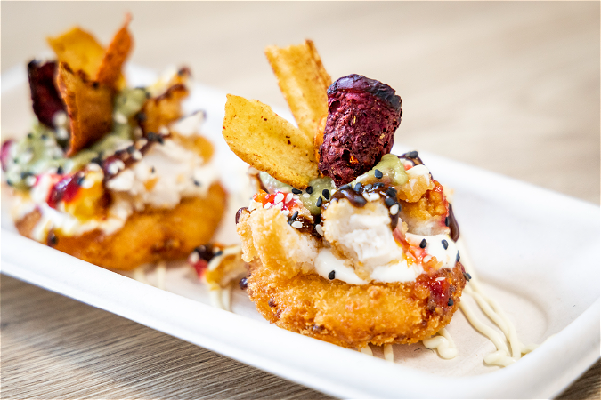 Rice Crackers Chicken Halal