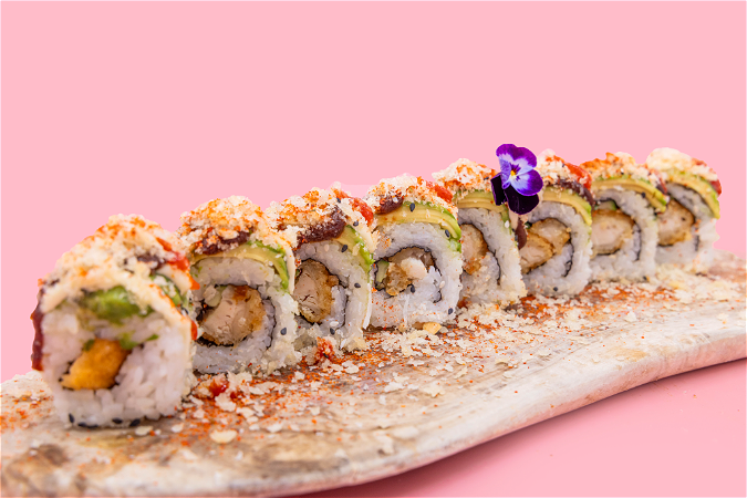 Spicy Chicken Dragon roll