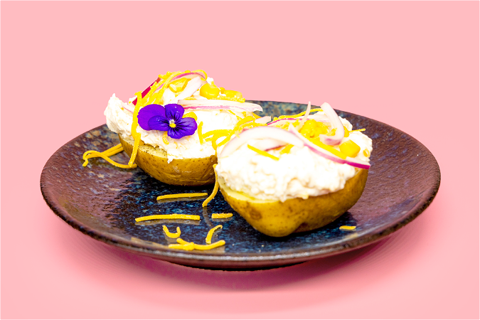 Sweet Corn Jacked Potato