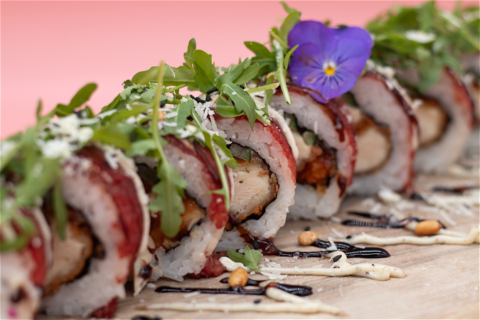 Chicken Carpaccio Roll 