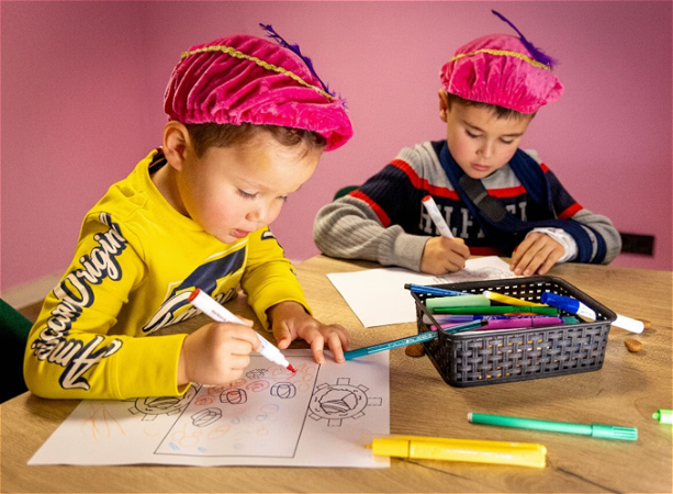 Sinterklaas kleurplaten actie