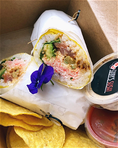 Burrito zalm/tonijn
