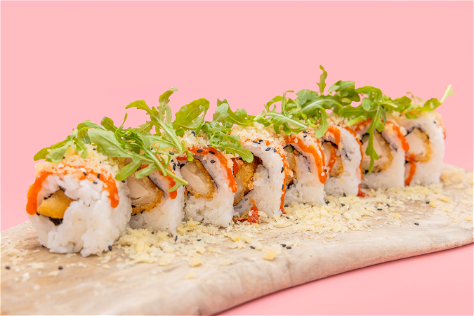 Spicy chicken roll