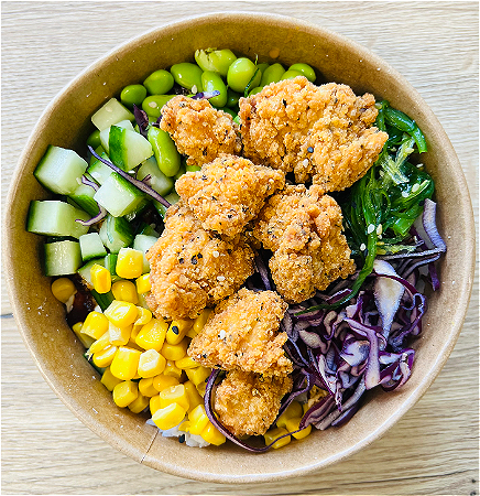 Chicken Popcorn Poké