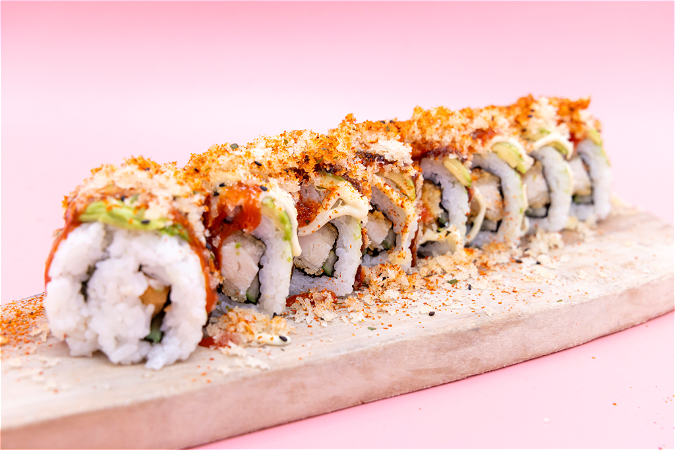 Spicy Chicken Dragon roll