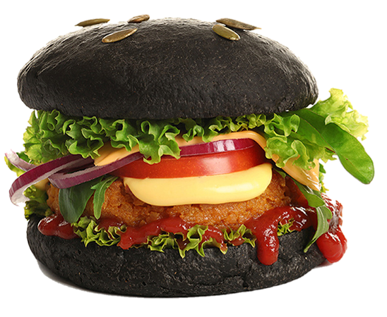 Black bun kipburger