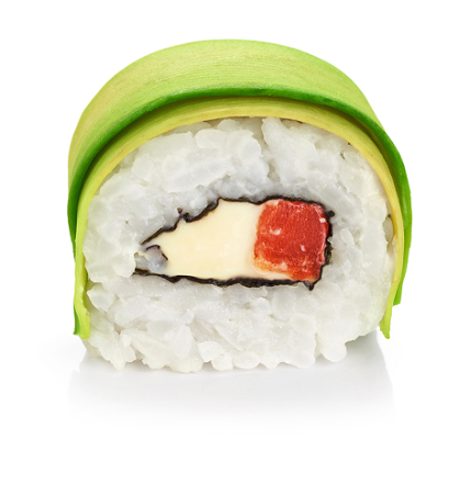 Uramaki tonijn avocado 