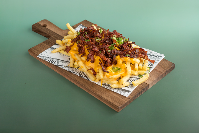 Bacon and cheese fries