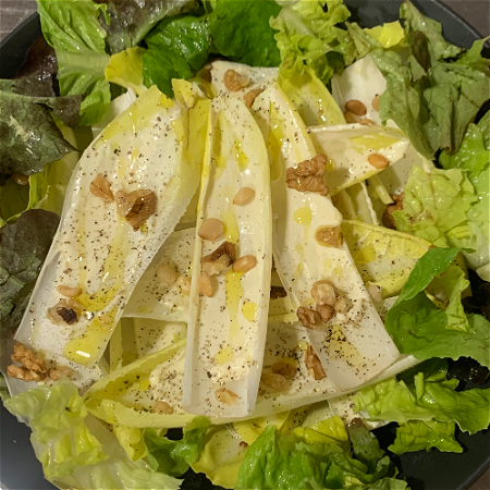 Witlof-Gorgonzola salade