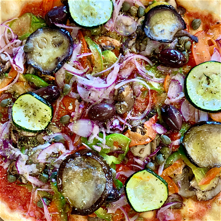 Pizza VEGAN-groenten