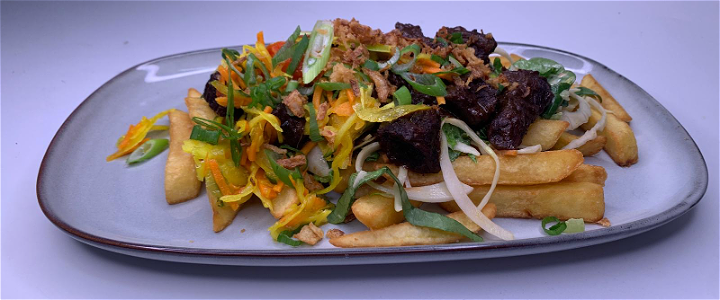 Loaded Fries vlees 